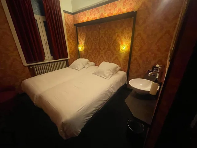 غرفة قياسية بسريرين منفصلين، Hotel Le Berger 4/10