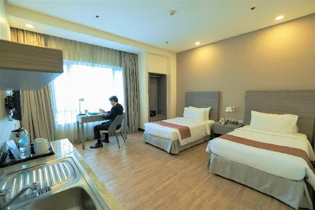 استوديو ديلوكس بسريرين منفصلين، One Pacific Place Serviced Residences 2/2