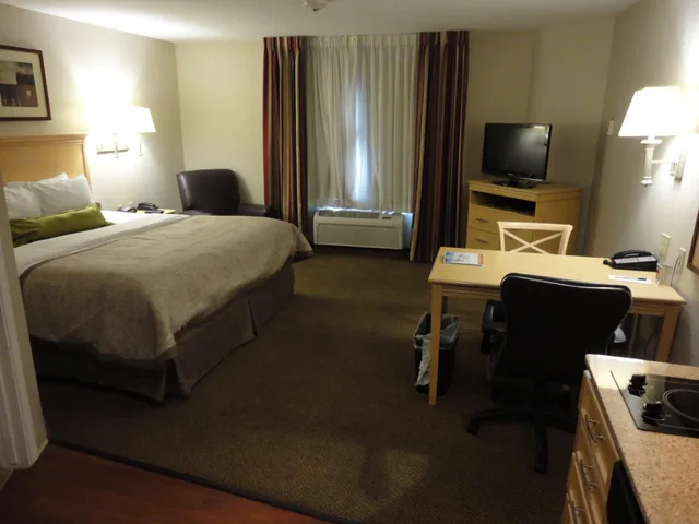 استوديو بسرير كينج، Candlewood Suites Houston(The Woodlands) 1/2