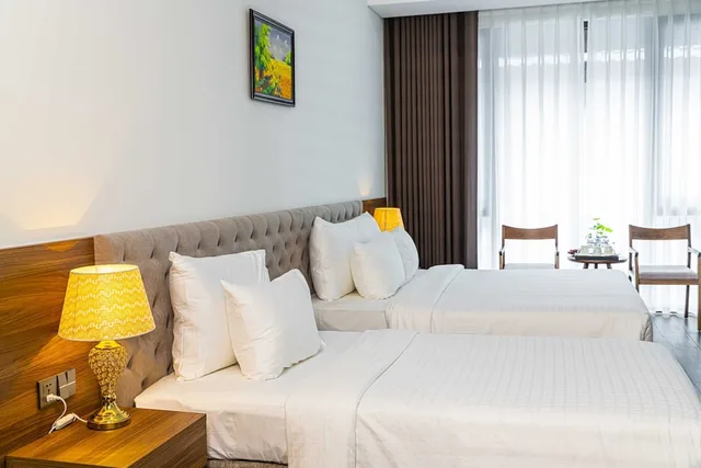 غرفة بريميوم ديلوكس بسريرين منفصلين، Hoang Son Peace Hotel 5/8