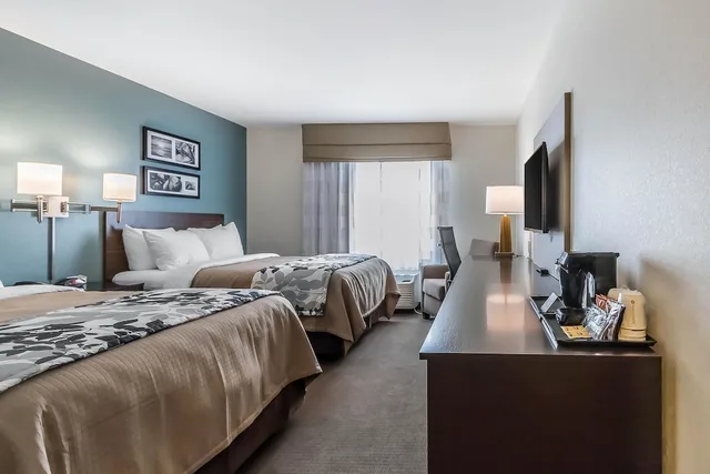 غرفة قياسية بسريرين كوين، Sleep Inn & Suites O Fallon MO - Technology Drive 5/8