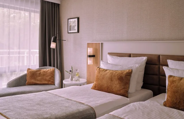 غرفة كومفورت بسرير مزدوج مع أريكة، Leonardo Royal Hotel Baden Baden 10/10