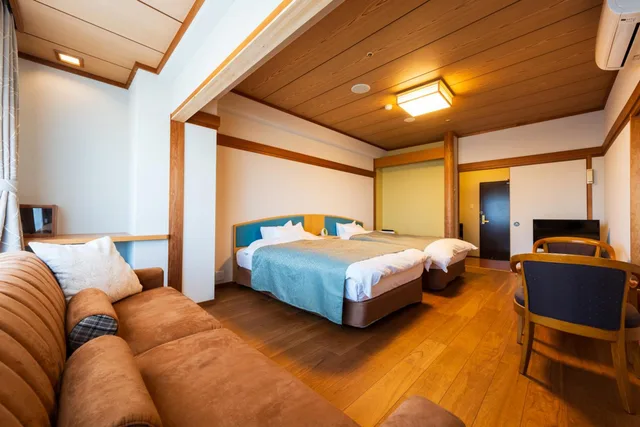 غرفة قياسية بسريرين منفصلين، ONIYAMA HOTEL 4/5
