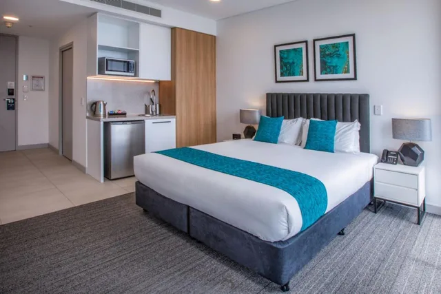جناح استوديو بسرير مزدوج أو سريرين منفصلين، Essence Suites Taringa 4/8