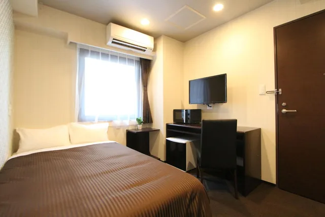 غرفة صغيرة مزدوجة قياسية للمدخنين، HOTEL LiVEMAX Nihombashi Hakozaki 1/1