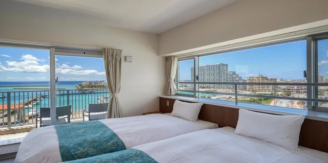 غرفة سوبيريور بسرير مزدوج وسرير فردي بإطلالة على المرفأ مع أريكة، Seaside Condominium Rana Chatan 10/10
