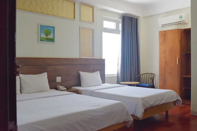 غرفة بانورامية ثلاثية بسرير كوين وسرير فردي، Ly Ky Hotel 1/4