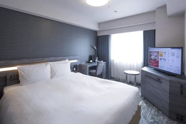 غرفة ركنية بسرير كوين، Richmond Hotel Kumamoto Shinshigai 1/3