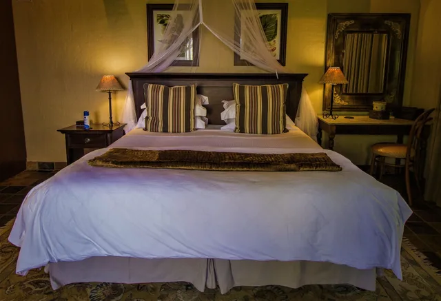 غرفة فاخرة بسرير مزدوج أو سريرين منفصلين، Hitgeheim Country Lodge Eco Reserve 2/6