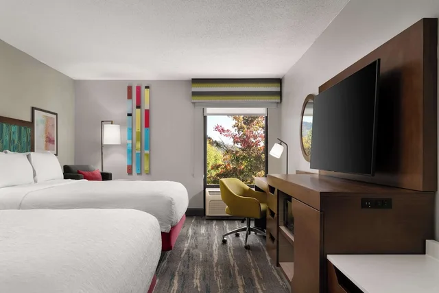 غرفة قياسية بسريرين كوين، Hampton Inn Roanoke/Hollins - I-81 3/4