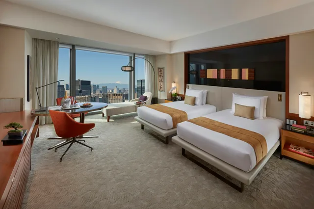 جناح بريميير بغرفتي نوم، Mandarin Oriental Tokyo 2/3