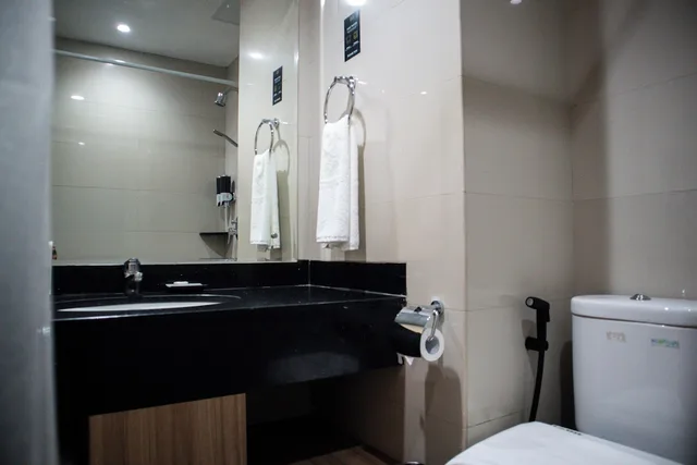 غرفة ديلوكس بسريرين منفصلين، AGlow Hotel Harbor Bay Batam 4/5