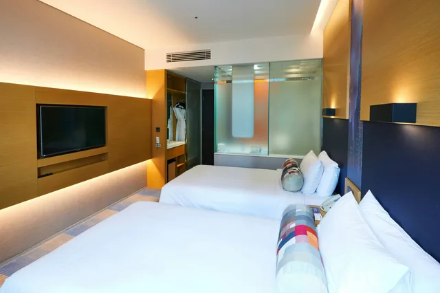 غرفة بسريرين منفصلين، Aloft Gangnam Seoul 1/4