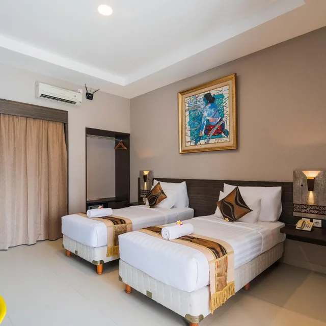 Deluxe, Twin Beds, Sea View, Padma Sari Hotel 1/10