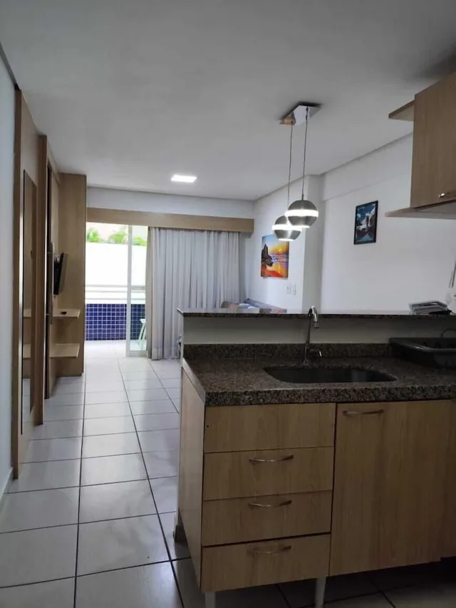 شقة اقتصادية بغرفتي نوم مع سرير سحّاب إضافي مع أريكة في طابق منخفض، Vip Beira Mar Residence 9/10