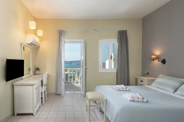 استوديو بسرير مزدوج بإطلالة على البحر، Adrakos Apartments 1/5