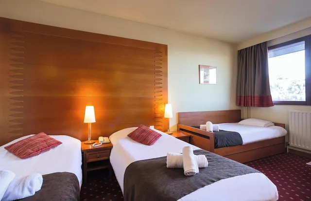Classic, Quadruple, Twin Beds, 2 Trundle Beds، Hotel La Plagne Le Terra Nova - Winter 7/10