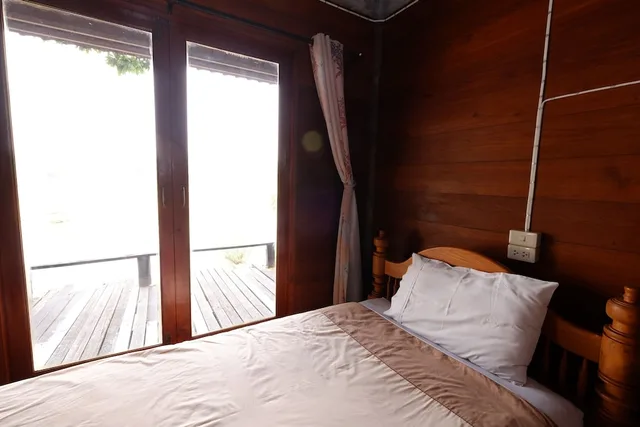 غرفة قياسية بسريرين منفصلين بإطلالة على الحديقة، P P Coffee Resort Maesariang 3/10