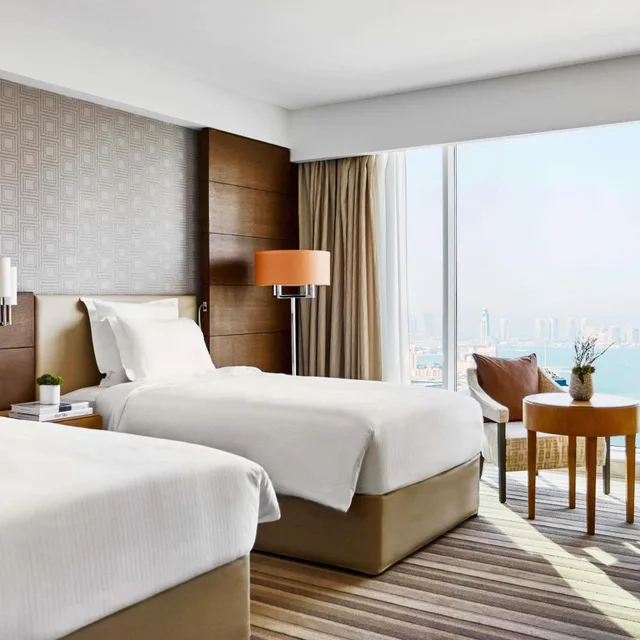 2 Bedrooms, Apartment, Terrace, Kitchen, Pullman Doha West Bay 1/2