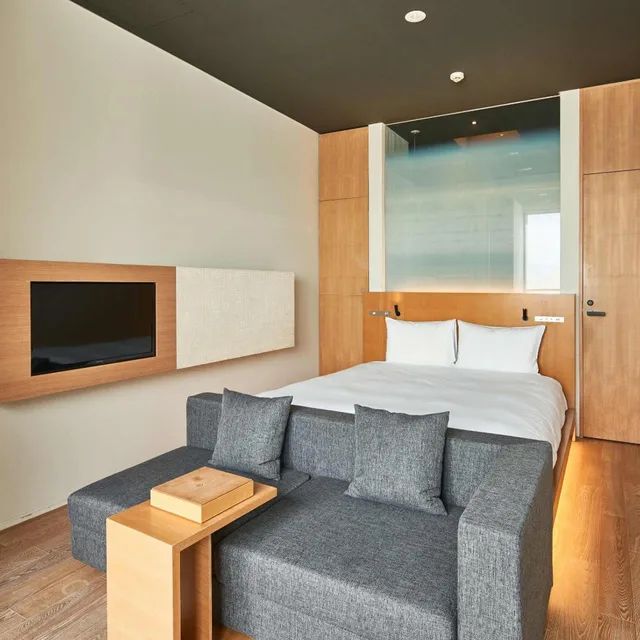 غرفة بسرير مزدوج في الملحق، Hotel Kanra Kyoto 2/8
