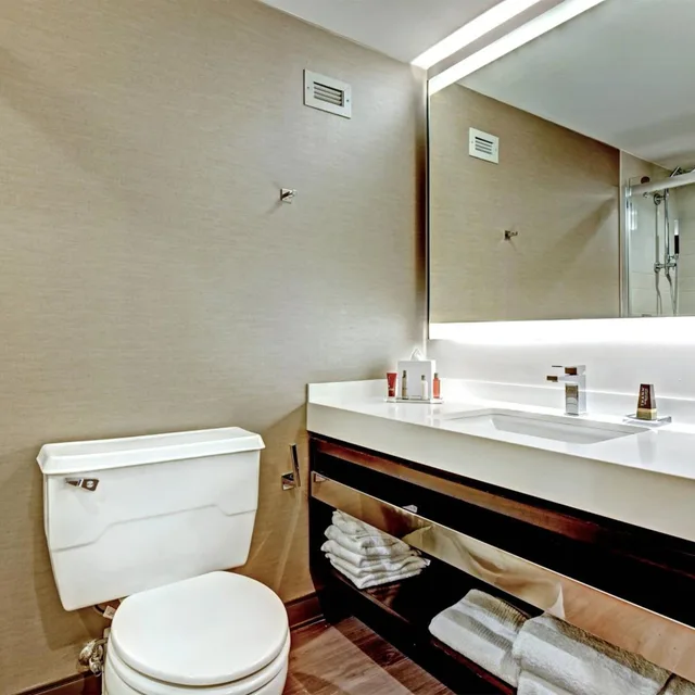 Room, King Bed, Sofa, Bathtub, Concierge Level, Accessible، Tulsa Marriott Southern Hills 5/6