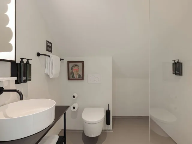 غرفة صغيرة بسرير كوين، Conscious Hotel Westerpark 6/6