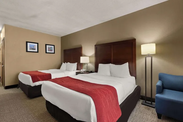 غرفة قياسية بسريرين كوين، Comfort Inn Bordentown Near NJ Turnpike 4/9