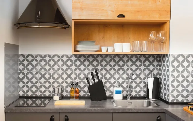 شقة عائلية بسرير كوين بغرفة نوم واحدة مع أريكة، Limehome Madrid Calle de la Madera 4/4