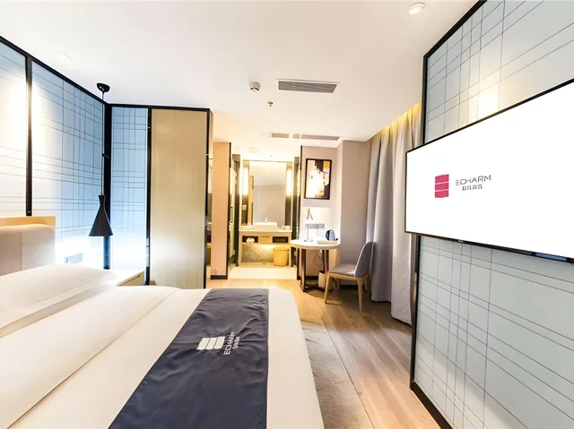 غرفة كومفورت بسرير كينج، Echarm Hotel (Fuzhou Sanfang Qixiang North Wuyi Road) 3/3