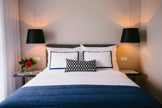 غرفة بسرير كينج بإطلالة على البحر، Hotel Osam 5/9