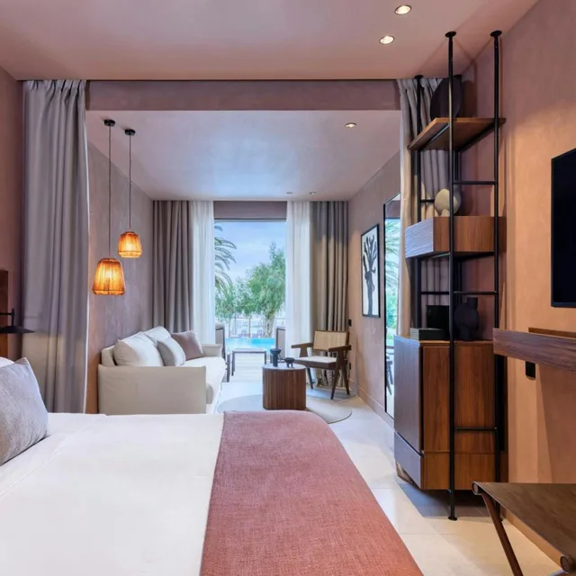 Sapphire, Junior Suite, Sea View, Sofa, Swim Up Pool، Domes of Corfu Autograph Collection 2/10
