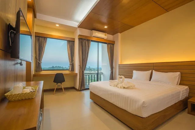 غرفة ديلوكس بسريرين منفصلين، Sann View Hotel 1/3