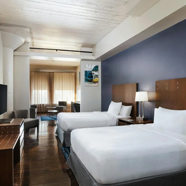 جناح تنفيذي بسرير كوين مع أريكة لذوي الإعاقة، Fairfield Inn And Suites Dallas Downtown 2/9