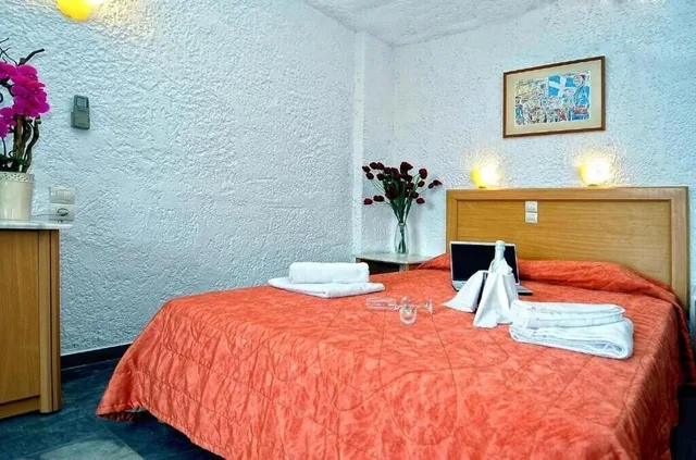 غرفة قياسية بإطلالة على الحديقة، Karteros Hotel 3/6