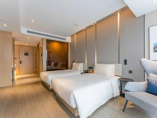 غرفة سوبيريور بسريرين، Atour Hotel Yiwu International Trade City Passenger Transport Center 1/2