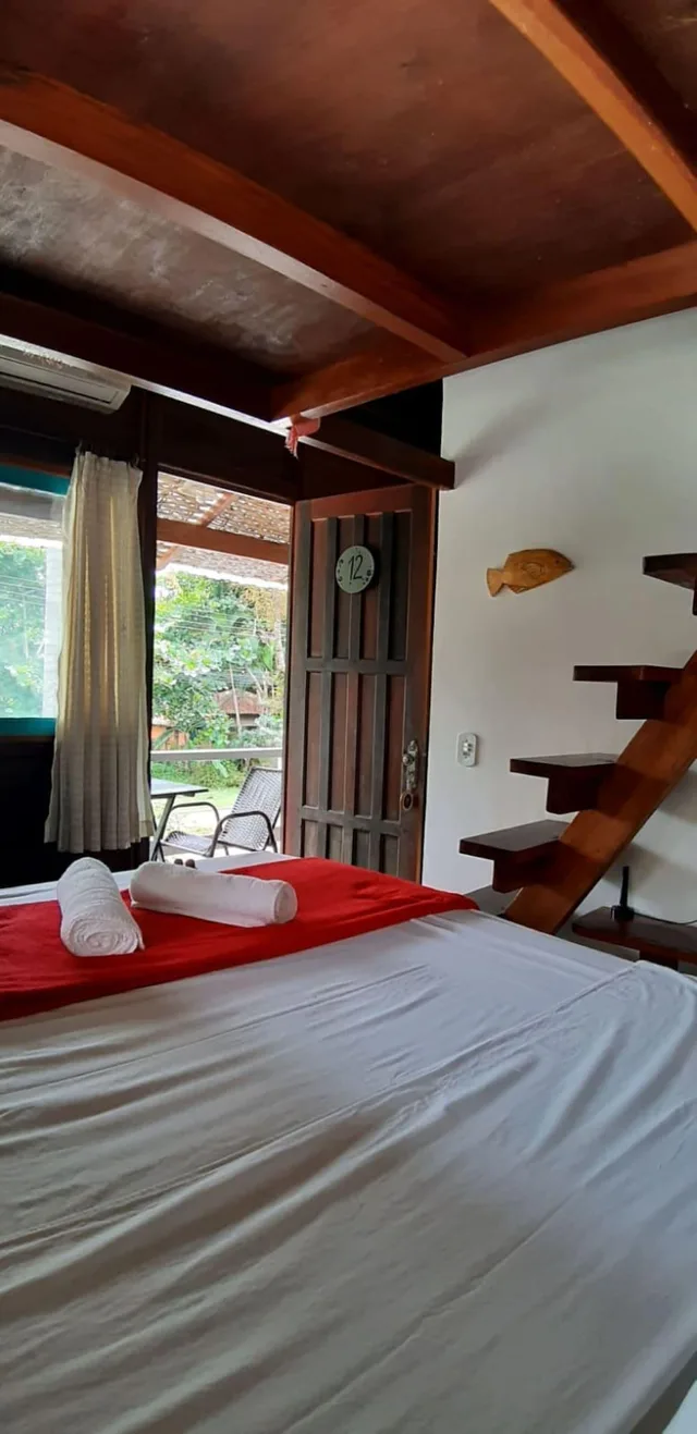 غرفة أساسية بسرير مزدوج أو سريرين منفصلين بإطلالة على البحر، Sereia Do Mar Hostel 2/3