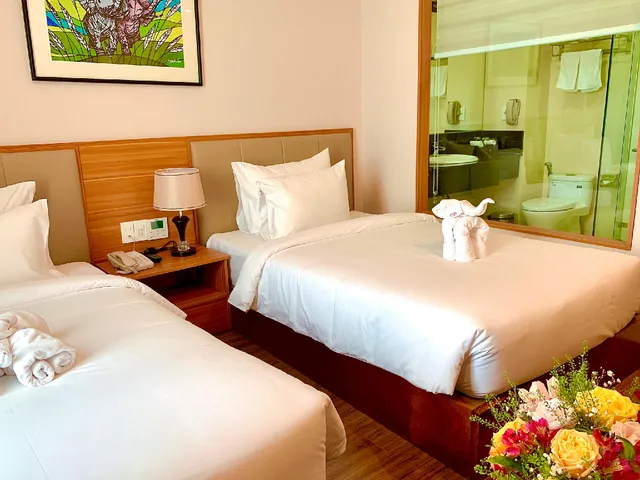 غرفة سوبيريور بسريرين منفصلين، Elephants Hotel Buon Ma Thuot 3/3