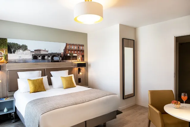 Studio, Double Bed, Residhome Toulouse Ponts Jumeaux 1/4