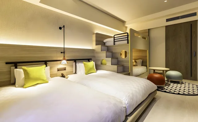 غرفة عائلية بسريرين منفصلين، Tokyo Bay Shiomi Prince Hotel 1/1