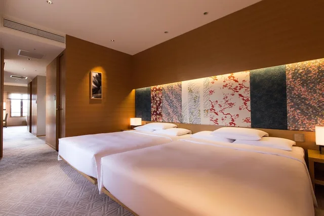 غرفة ديلوكس ركنية بسريرين كوين، HYATT REGENCY KYOTO 2/4