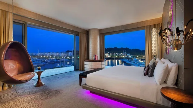 1 Bedroom, Marvelous, Suite, King Bed, Balcony، W Singapore Sentosa Cove 5/7