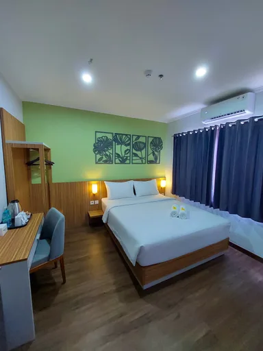 غرفة سيغنتشر بسرير كوين، Country Heritage Resort Hotel 2/3