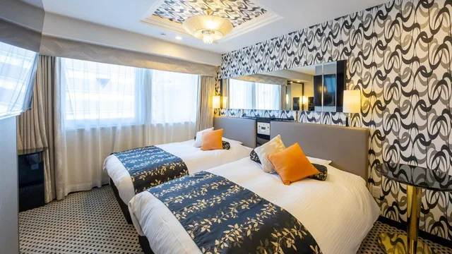Standard, 2 Double Beds, APA Hotel Osaka Umeda 1/1