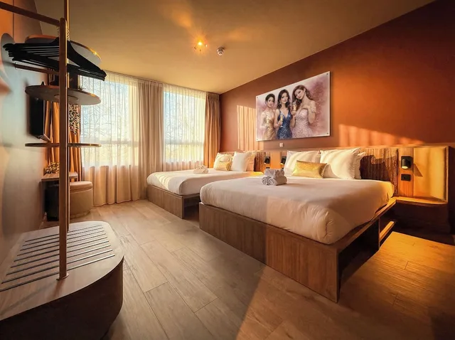 غرفة عائلية رباعية بسريرين مزدوجين، De Pijp Boutique Hotel 1/10