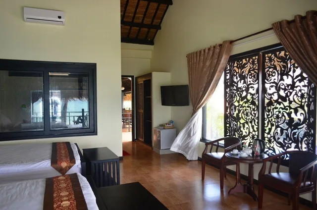 Deluxe, 2 Queen Beds, Ocean Front، Rang Garden Beach Side Resort 5/6