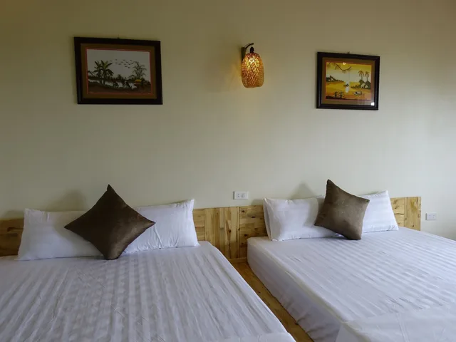 غرفة عائلية بسريرين كوين، Ninh Binh Mountain Side Homestay & Cafe 1/5