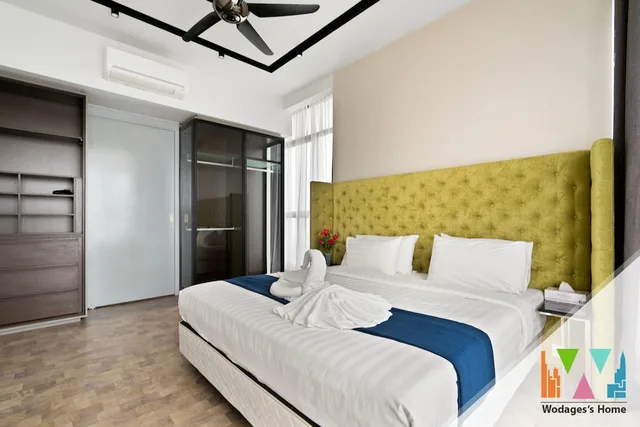 2 Bedrooms, Apartment, 1 King and 1 Single Beds, Kuala Lumpur City Center View، Expressionz KLCC by Wodages 2/10