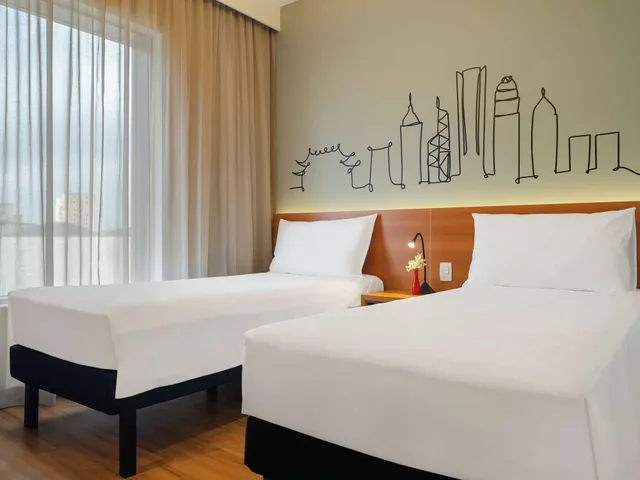 غرفة قياسية بسريرين منفصلين، Ibis Styles SP Centro 1/5
