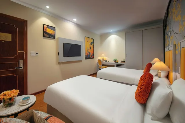 غرفة ديلوكس بسرير مزدوج أو سريرين منفصلين، Golden Cyclo Premier Hotel Powered By Fave 5/10