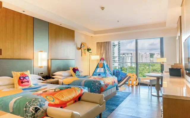 غرفة عائلية بسريرين مزدوجين بإطلالة على البحر بشرفة، Jw Marriott Hotel Sanya Dadonghai Bay 6/10